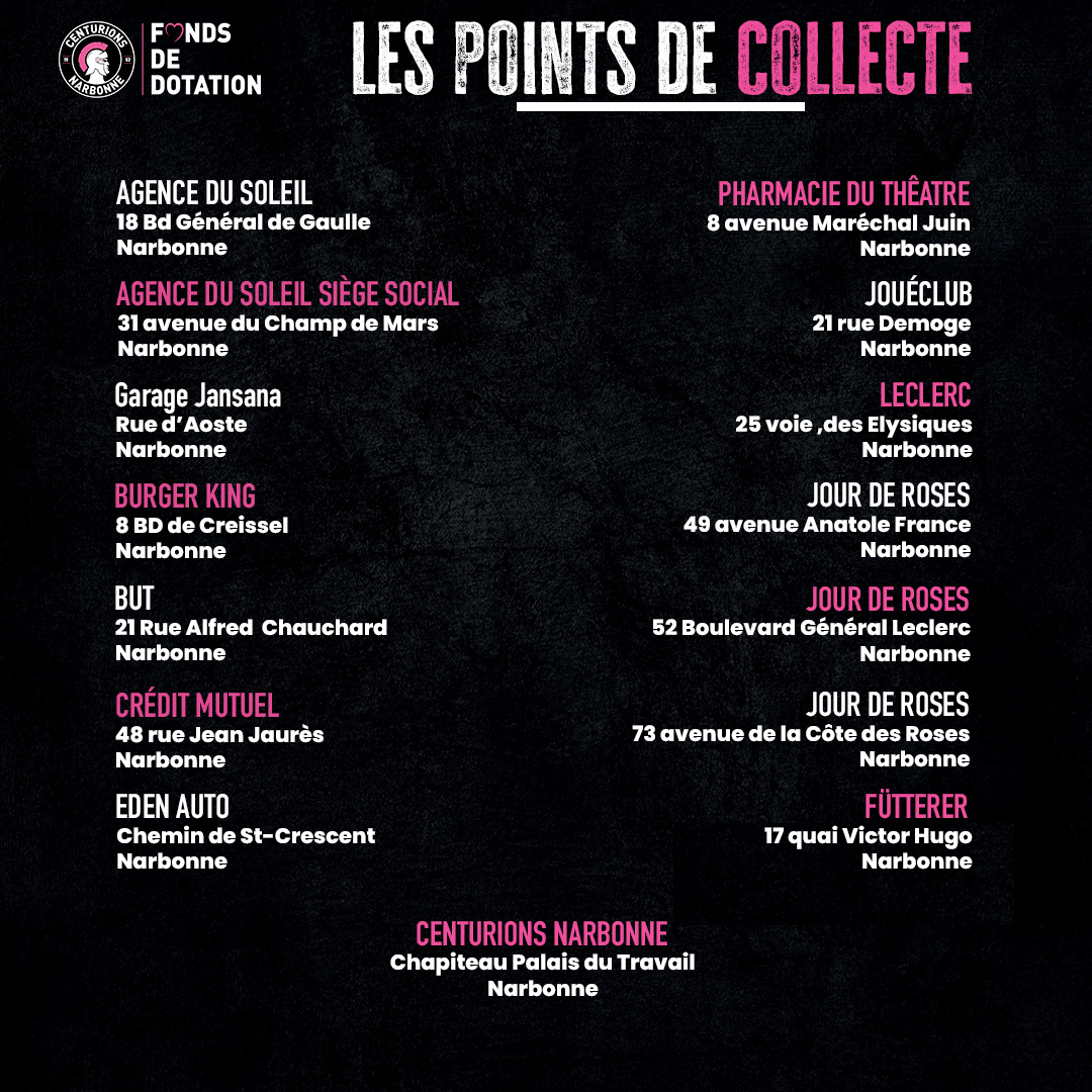 points de collecte RS