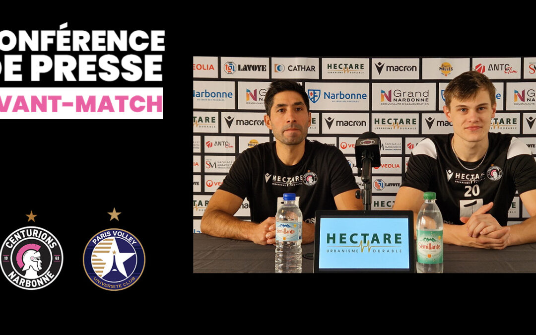 Conférence de presse Centurions X Paris