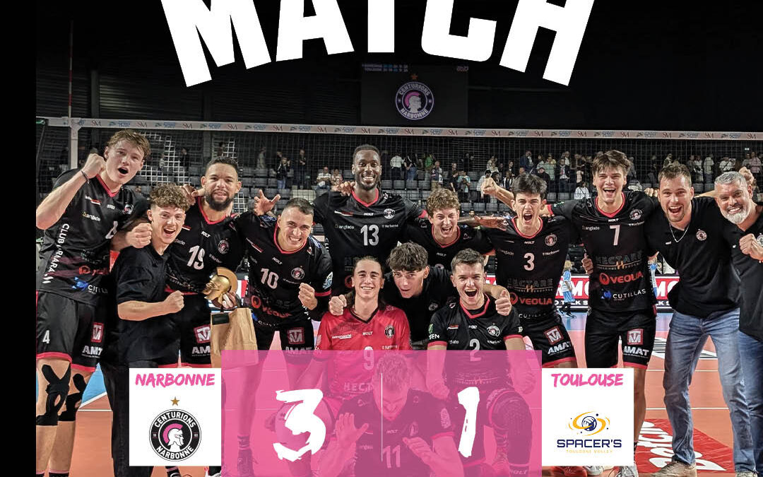 Victoire des Centurions 3 à 1 face à Toulouse